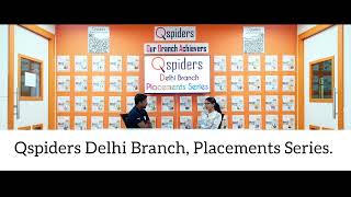 Qspiders Delhi Branch Placements Series 10 With Palak Jain [upl. by Ellehcin]