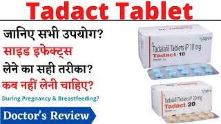 Tadact 10 Tablet  Tadact 20 Tablet [upl. by Cousin905]