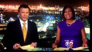 KCBS CBS 2 News at 11pm open January 13 2016 [upl. by Isidor655]