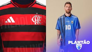 Camisas do Flamengo 202425 Coleção Adidas Originals para seleções e mais  PLANTÃO MDF [upl. by Dillie]