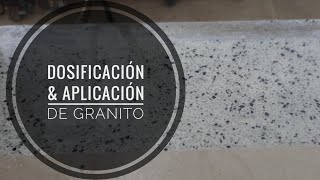 como aplicar ¡¡¡GRANITO LAVADO Dosificación ⚖ amp Aplicación👷‍♂️ [upl. by Hsetirp]