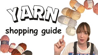 10 Yarn Shopping Tips  Make Great Yarn Choices For Crochet Projects [upl. by Glenine]