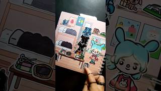 ❗Sticker book❗ diy shortvideo tocalifeworld tocaboca quietbook stickerbooks sticker paperdiy [upl. by Lail]