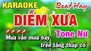 Karaoke Diễm XưaBeat Hay Tone Nữ Nhạc Sống Dể Hát  Hoài Phong Organ [upl. by Persson]