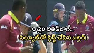 Buttler Trolls Cottrell With Salute After Hitting Him For Six  Oneindia Telugu [upl. by Florina885]