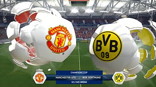 Let´s Play Fifa 14  BVB 115  Borussia Dortmund gegen Manchester United Champions League Finale [upl. by Llewxam]