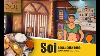 Soi Restaurant  Local Goan Food  DONAPAULA  GOA  FISH THALI [upl. by Eisoj]