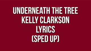 Underneath the tree  Kelly clarkson  lyrics sped up [upl. by Adnaral161]