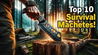 TopRated Survival Machetes For Extreme Outdoor Adventures 10 Best Essential Gear For 2024 [upl. by Suzetta]