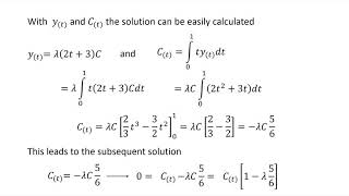 Tutorial How to solve a Fredholm Integral equation with a separable kernel [upl. by Rednave]