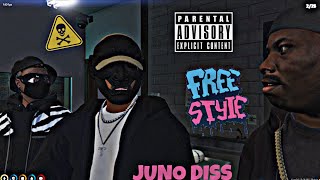 Jamal amp Larry JUNO amp RAY DISS FREESTYLE  Gulag Gang  NoPixel 30 GTA RP  nopixel clips [upl. by Itoc]