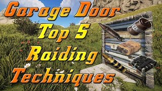 Rust Console How To Raid A Garage Door Explosive Ammo amp Satchel Charge Top 5 Raiding Techniques 2021 [upl. by Gurevich]