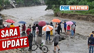 Tropical Storm Sara Continues Blasting Central America With Flooding Rain [upl. by Blandina]