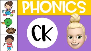 CK Sound  CK Digraph  Phonics for Kids [upl. by Westphal631]