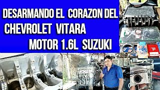 Guía Completa para el Desarme y Diagnóstico del Motor 16L Suzuki Consejos Prácticos [upl. by Timmie]