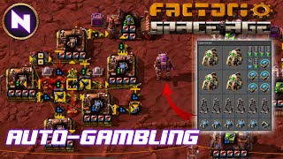 UPCYCLING How To Automate Gambling For Rare Armor  11  Factorio SPACE AGE [upl. by Eveivenej]