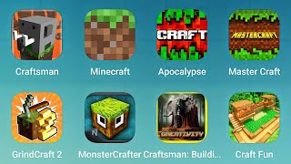 Craftsman Minecraft Apocalypse Master Craft GrindCraft 2 MonsterCrafter Craft Fun [upl. by Rodenhouse88]