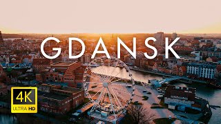 Gdansk Poland 🇵🇱 in 4K Ultra HD  Drone Video [upl. by Horten696]