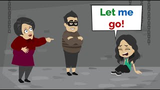 Nora is KIDNAPPED  Easy English conversation practice  Nora English [upl. by Tireb]