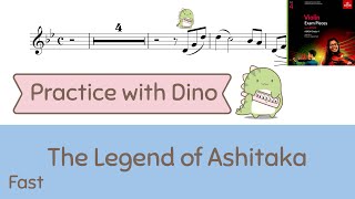 Fast The Legend of Ashitaka ABRSM 2024 Violin grade 4 B1 [upl. by Anelys]