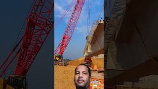 Integrated bridge hoisting process good tools machinery make work shorts youtube crane [upl. by Ettenoitna]