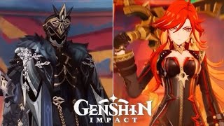 Genshin Impact AMV Pyro Archon 🔥 VS Capitano ❄️  High Quality Edit [upl. by Lexa792]