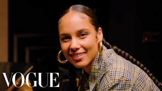 73 Questions With Alicia Keys  Vogue [upl. by Aliuqa]