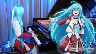 Vivy Fluorite Eyes Song OP「Sing My Pleasure」Rus Piano Cover [upl. by Allanson]