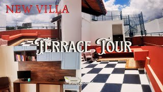 New Villa Mottai Maadi Tour  Terrace Tour  Terrace Room and Terrace Bathroom Tour [upl. by Jovia]