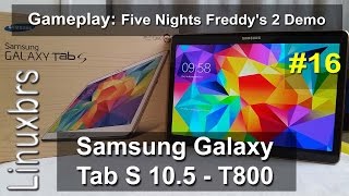 Gameplay Android  Five Nights at Freddys 2 Demo  Galaxy Tab S 105 PTBR [upl. by Ricker]