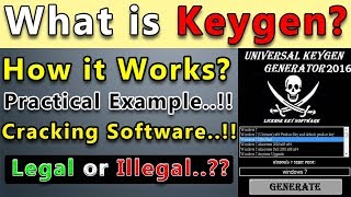 What is Keygen How It Works Practical Example  Cracking Software  Software Registration [upl. by Ledah]