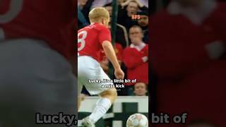 Paul Scholes On His Amazing Goal To Beat Barcelona shorts football ucl [upl. by Nylaras682]