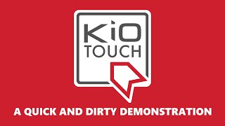 KioTouch™ Demonstration [upl. by Vanni852]