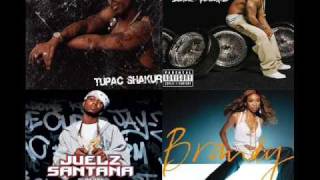 Right Here Departed Remix  Brandy ft Tupac The Game and Juelz Santana [upl. by Chandos416]