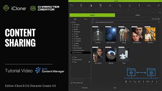 iClone 8 amp CC4 Tutorial  Content Sharing with iClone 8 amp Character Creator 4 [upl. by Irej]