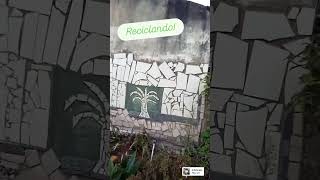 Diy reciclando mosaico revestimento de parede [upl. by Enymzaj]