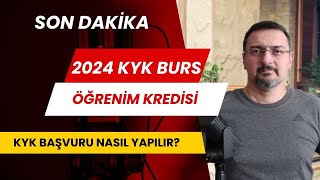 KYK BURS BAŞVURUSU NASIL YAPILIR [upl. by Eenahpets]