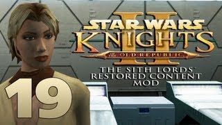 19 Lets Play Star Wars Knights of the Old Republic II Restored Content Mod  A Big Fight [upl. by Riley]