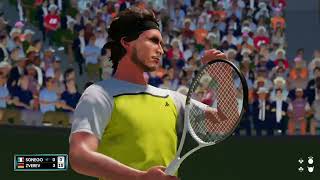 L Sonego vs A Zverev Halle 24 Match day 3  AO Tennis 2 Gameplay aotennis2 AO2 [upl. by Yhtuv]