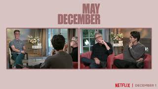 Director Todd Haynes and star Charles Melton break down MAY DECEMBER [upl. by Nhguavaj]