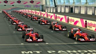 Real Racing 3 F1 Ferrari F14 T Cup Mount Panorama [upl. by Gerda]