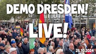 ❗ LIVE ❗ DEMO Dresden mit Maximilian Krah AfD 🇩🇪 Elmar Gehrke 🗣 ua für Frieden amp Freiheit 🕊 Sachsen [upl. by Treve]