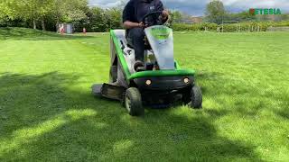 Martin Carty Garden Services Etesia Hydro 80 Ride on Mower in Action [upl. by Leamse]