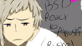 BSD react to ATSUSHI RUSHEDANGSTshorter then chuuya TIKTOKS NOT MINENO OGNOT HCOOC [upl. by Crosse729]