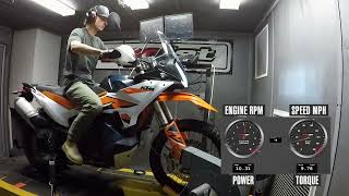 2023 KTM 890 Adventure R Dyno Test [upl. by Gamal]