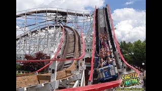 Kennywood Thunderbolt Roller Coaster  Pittsburgh PA [upl. by Ittam408]