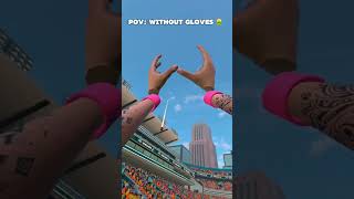 Without gloves VS With gloves vr basketball gorrilatag gymclassvr vr nba2k23 [upl. by Cattan]