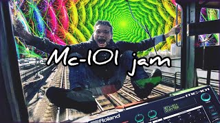 Roland mc101 jam [upl. by Yssac]