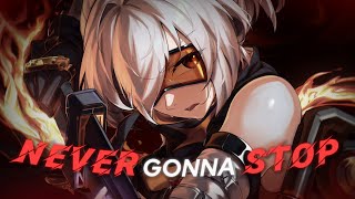 Nightcore  Never Gonna Stop Lyrics [upl. by Brant]