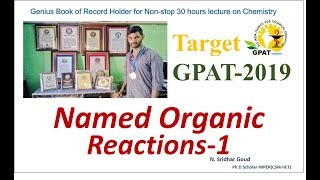 Named Organic Reactions1 Last Minute preparation Target GPAT2019 [upl. by Reinar]